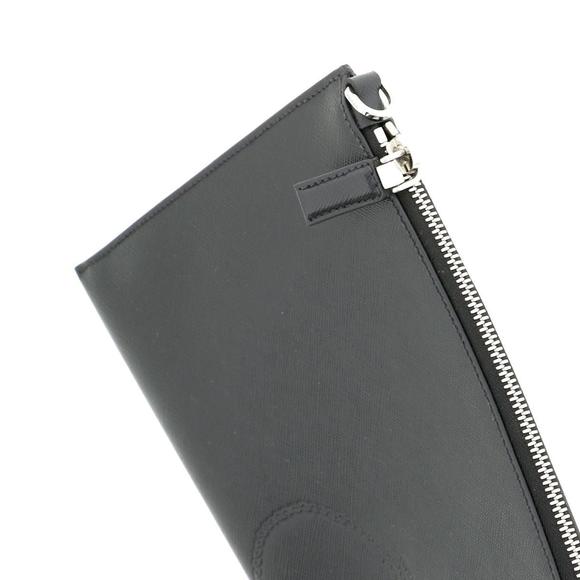 Prada Saffiano clutch bag Shoulder pouch Black A - Picture 5 of 6